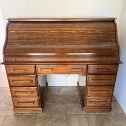 Vintage Roll Top Desk