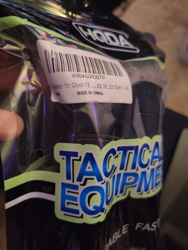 Tactical Holster – Fits Glock 17/19/23/31/32 (Gen 1–4)