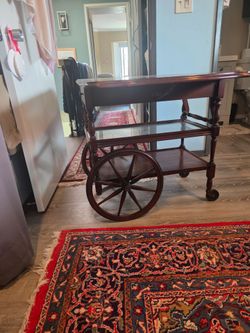 Genuine Mahogany #123 Tea Cart