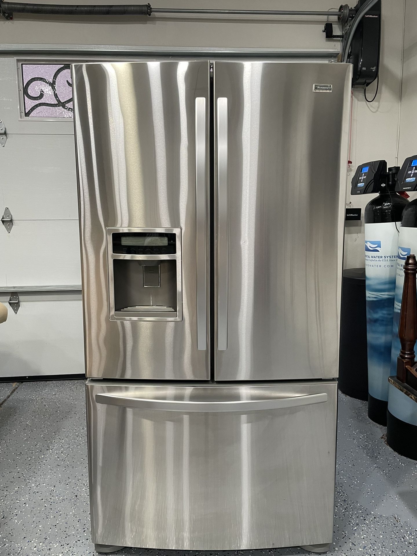 Excellent condition stainless steel refrigerator