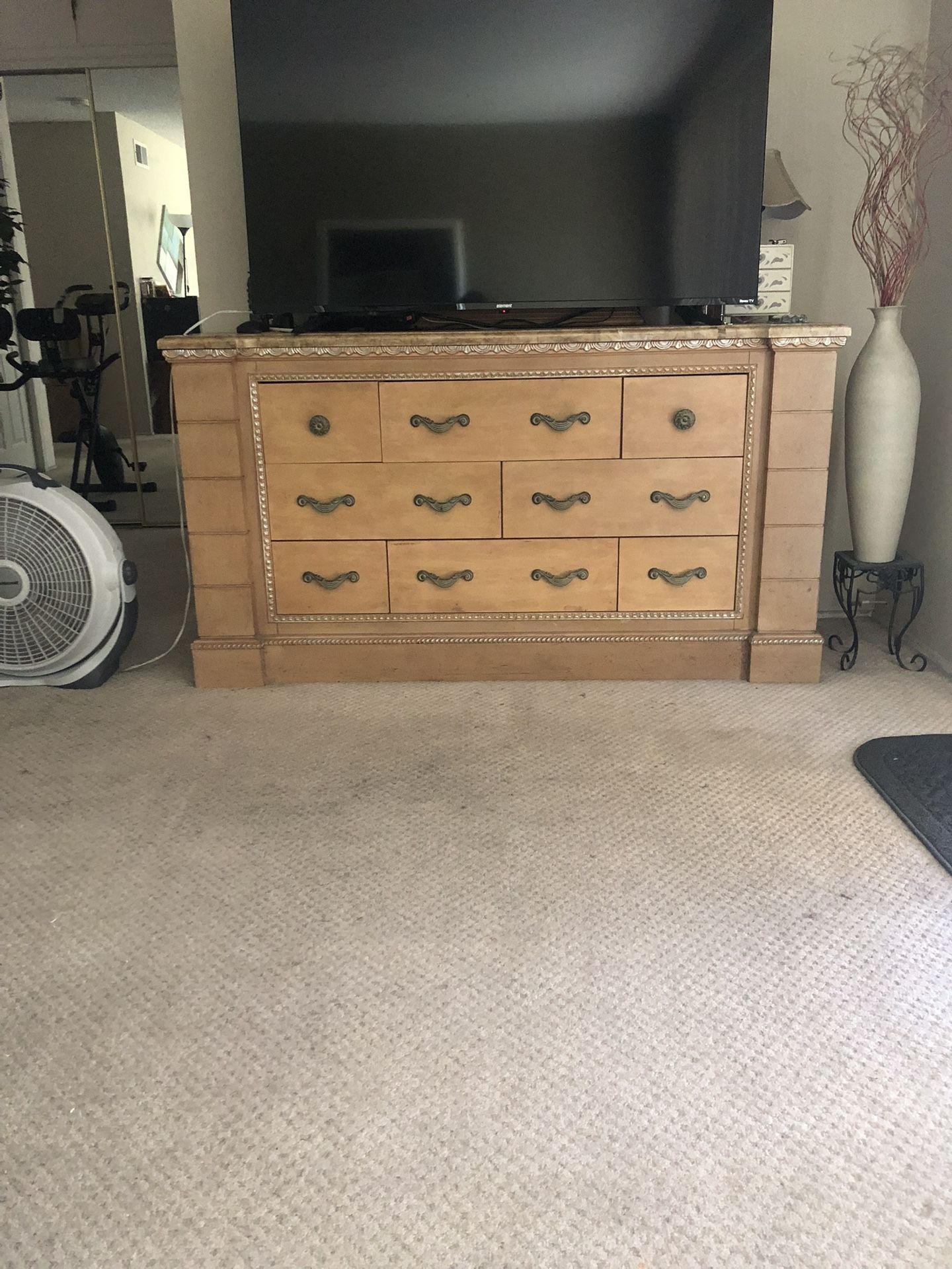 Dresser And Mirror Combo