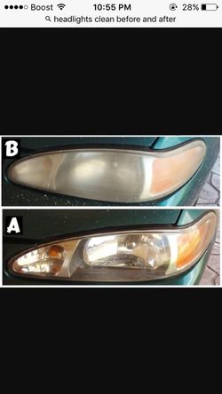 We do headlight restoration