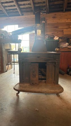 Antique metallic chimney