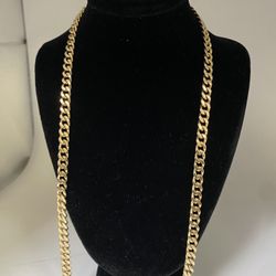 14k Gold Curb Chain 20.5”