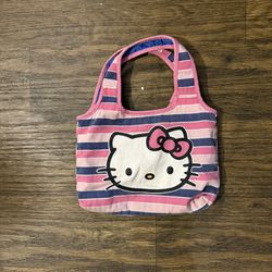 Hello Kitty Pink Canvas Tote Bag 