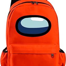 Back to School Unisex backpack Light Weight Orange