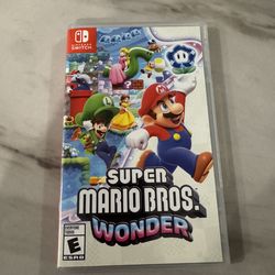 Mario wonder Nintendo switch game