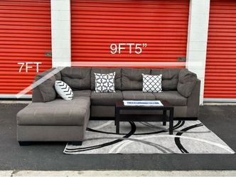 Ashley furniture grey sectional sofa