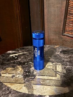 Compact LED Flashlight – Blue Aluminum Pocket Light