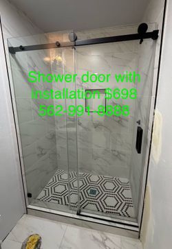 Frameless Shower Glass Door 