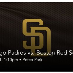 Padres vs Red Sox Tickets 