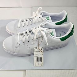 adidas Originals Stan Smith White Green Casual Tennis Shoes Men's Size 12 M20324 NEW