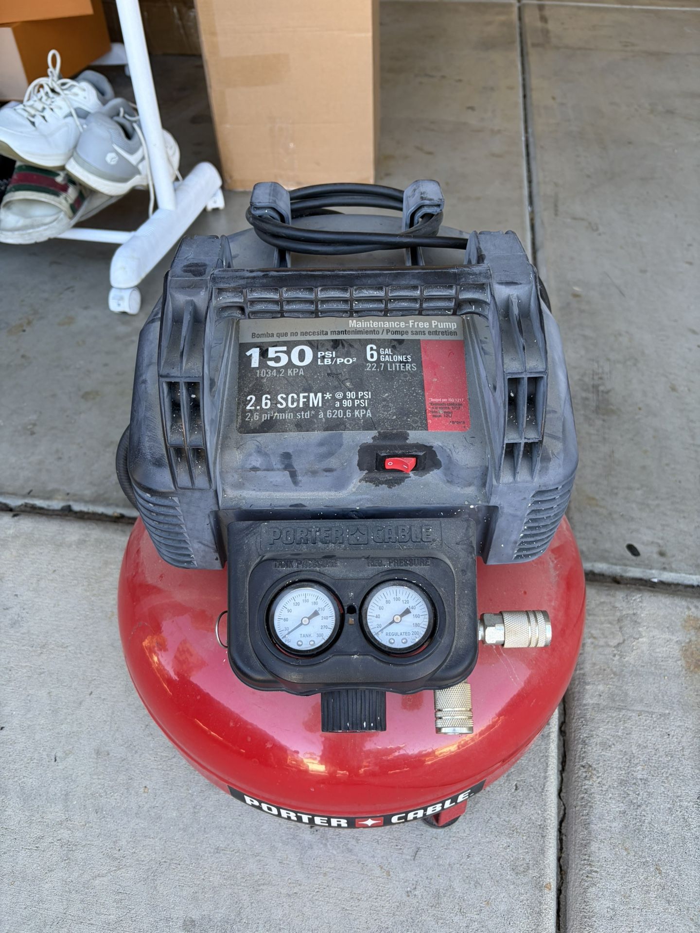 6 Gal Portable Electric Air Compressor