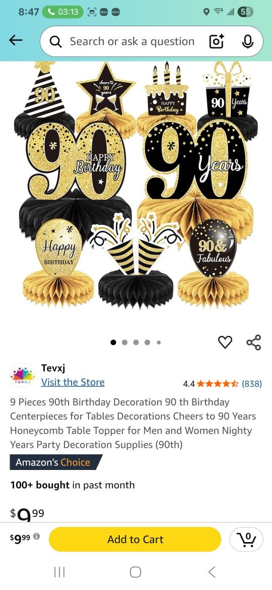 90th Birthday Decorations