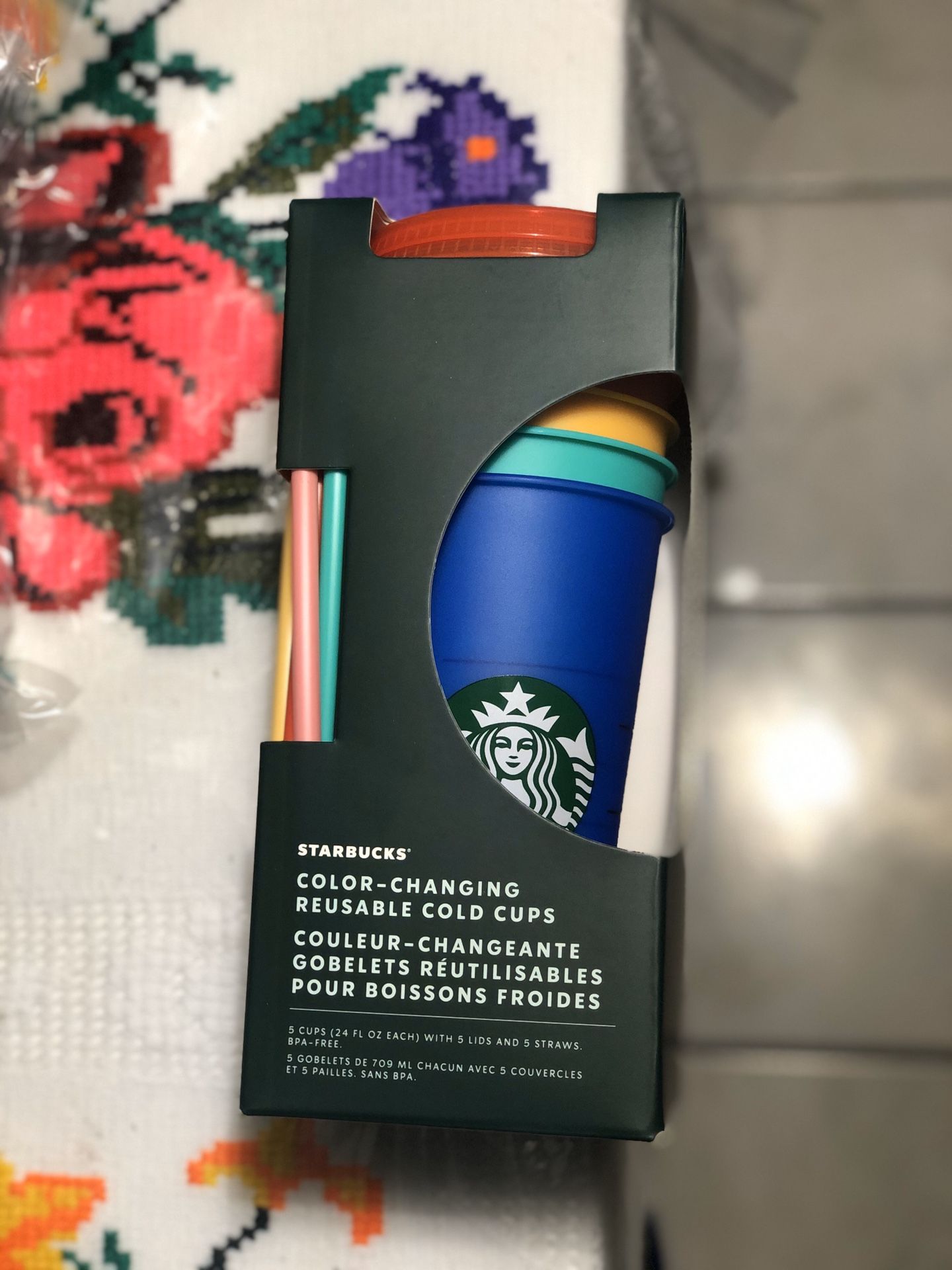 Starbucks Color-changing reusable cups