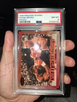 Frank Bruno and Mike Tyson PSA 8