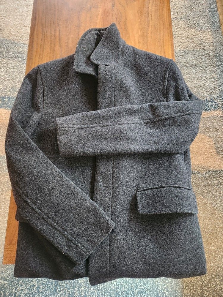 Long Wool Coat (90%)  - M 