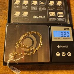 7 Inch Gold Bracelet Chain