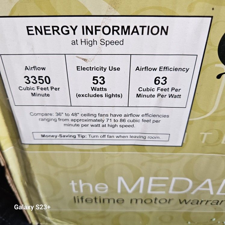 Quorum Medallion 30" Celling Fan 