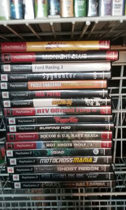 Ps2 games $2 each