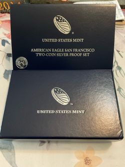 2- AMERICAN EAGLE 1oz 2 coin sets