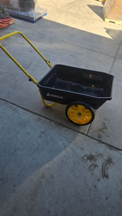 Poly utility garden cart