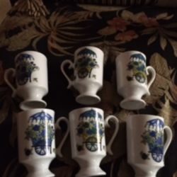 Japan Old Cup Lot Of 6