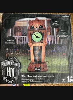 Halloween inflatable - disney inflatables The haunted Mansion Clock Brand new - in box