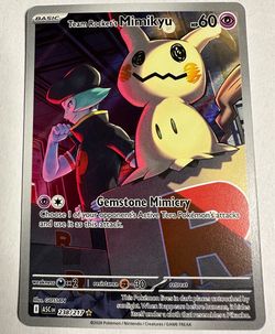Teams Rocket's Mimikyu 238/217 Illustration Rare