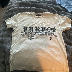 Tan Purple Brand T-Shirt