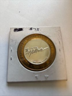 Hilton Casino Barron’s Club $10 .999 Silver .6 oz Casino Token Las Vegas NV