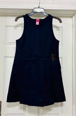 Lee School School Uniform Jumper Sleeveless Pleated Dress Size 14
