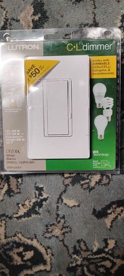 Lutron Diva C·L Dimmer Switch - white- (New in Pack)
