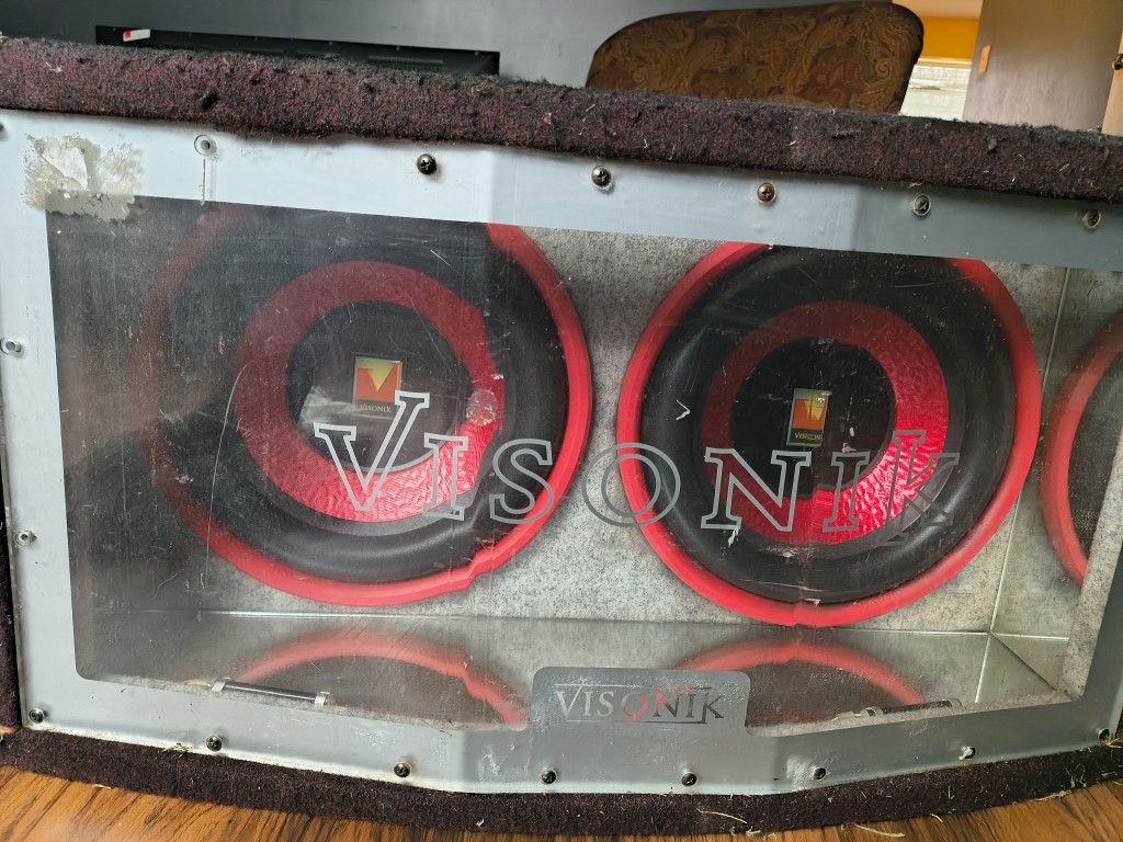 12in Visonik Speakers 