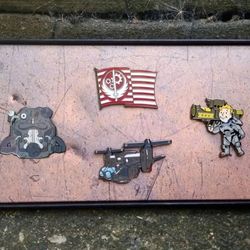 Fallout Brotherhood of Steel Limited Edition AR-Enhanced Full Pin Set