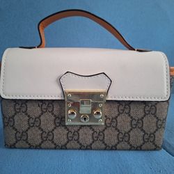 Gucci Paddle Lock Mini Tote and Shoulder Bag