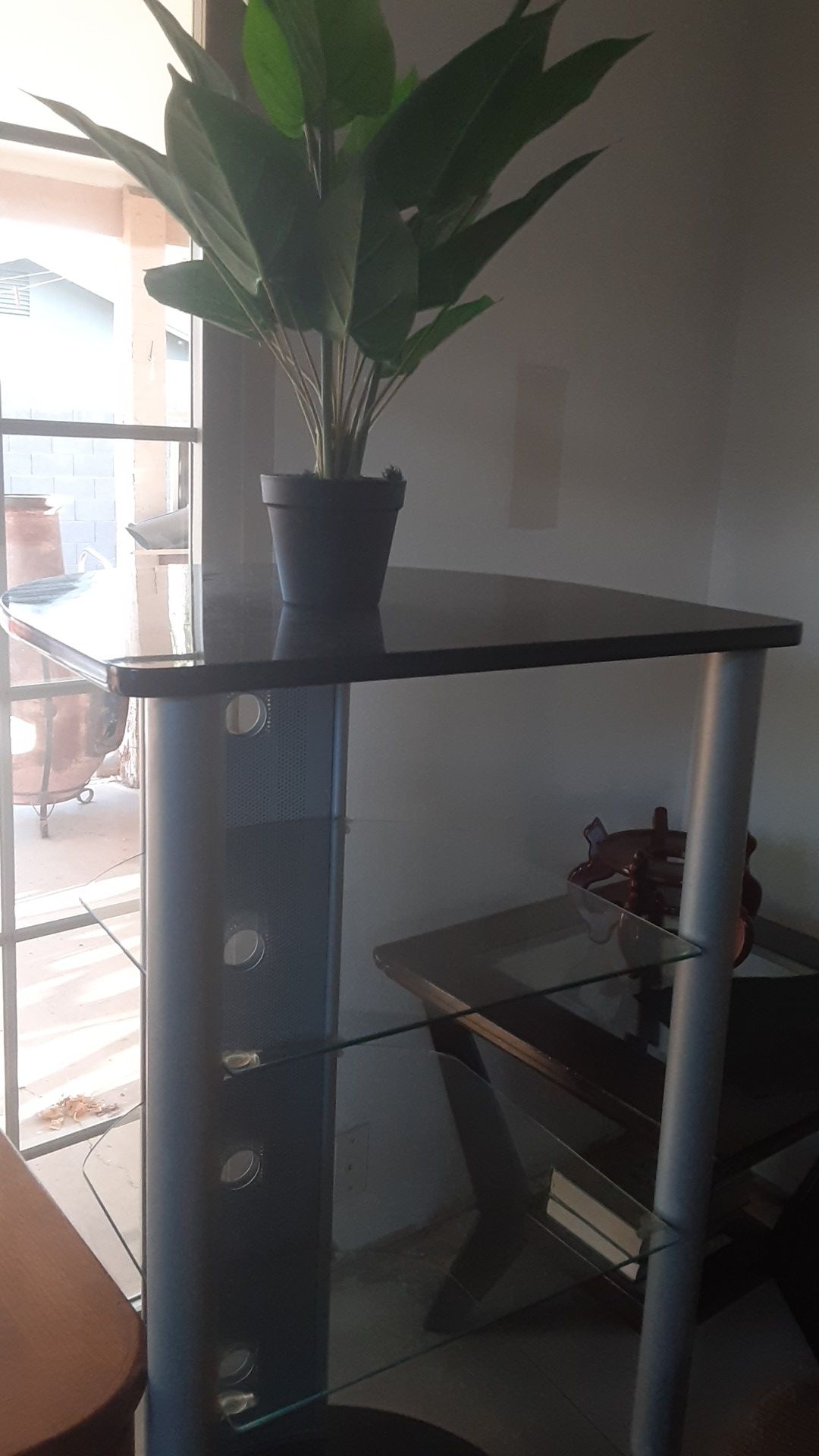 TV. Stand with 4 shelves