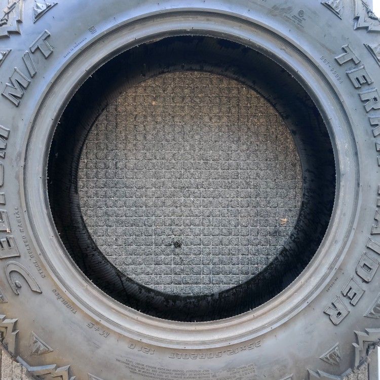 35x12.50R20LT Delium Terra Raider M/T Tire – Good Tread, Aggressive Mud Terrain