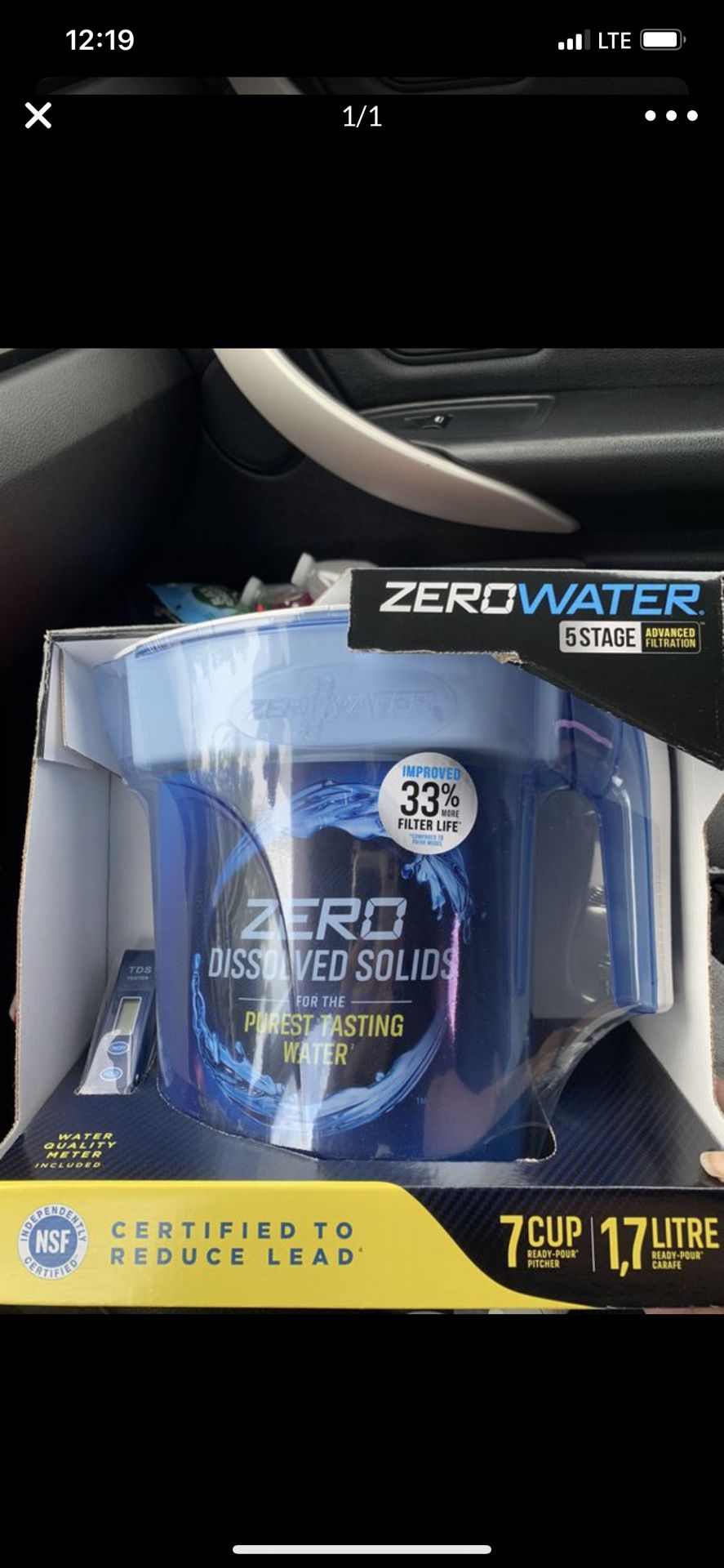 Zero water filter Brita