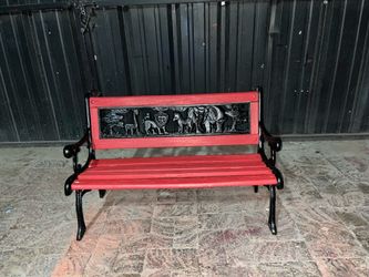 Kids Small Outdoor Garden Decor Bench