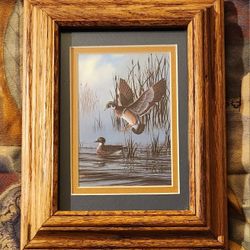 Henske Mallard Ducks Framed & Matted Print