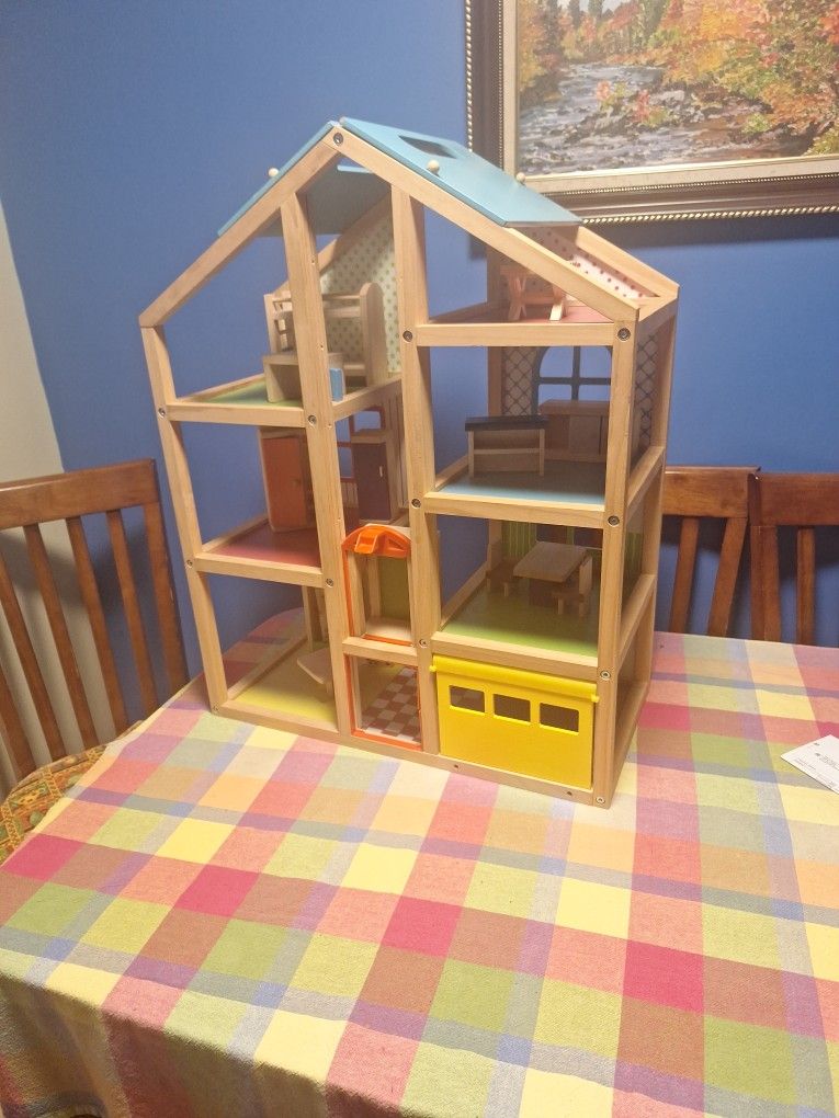 24x30 Wooden Playhouse With Accessories