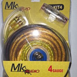 Mk Audio 4 Gauge Amp Kit Brand New In The Box 