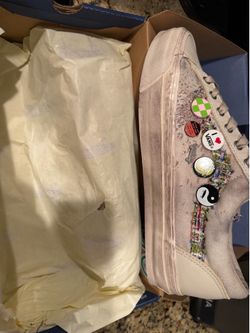 VANS PREMIUM OLD SKOOL 36 LX SOUVENIR oatmeal beige size 11 men