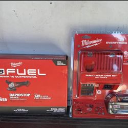 Milwaukee M18 fuel 18v grinder Kit