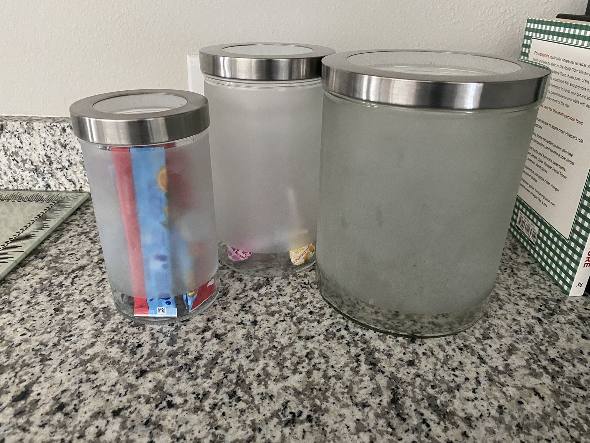 Frosted canisters