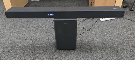 TCL Alto 8 Plus 2.1.2 Channel Dolby Atmos Sound Bar with Wireless Subwoofer, Bluetooth – TS8212, 39-inch, Black