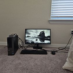 Dell Optiplex 7010 Refurbished And Tested With Keyboard, Mouse, And Monitor 
