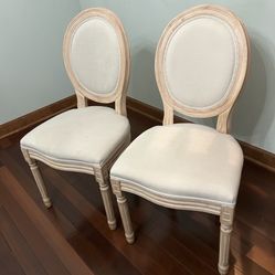 Set Of 4 Wooden Chairs $100