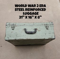 WW2 ERA, STEEL REINFORCED, LUGGAGE